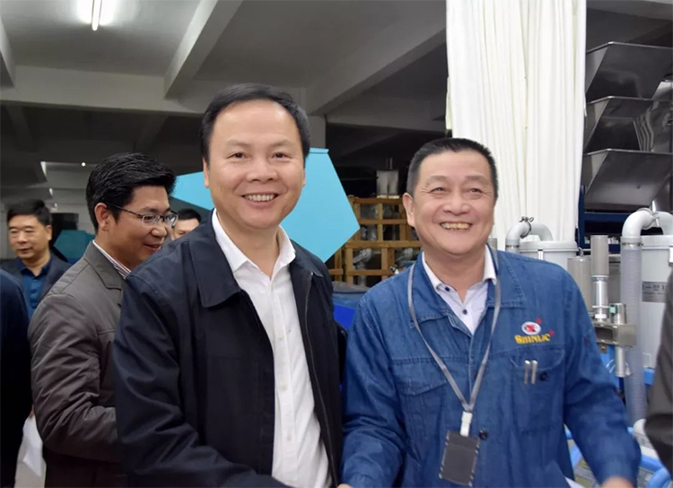 汕頭市委常委、常務副市長李耿堅一行前往我司調研指導